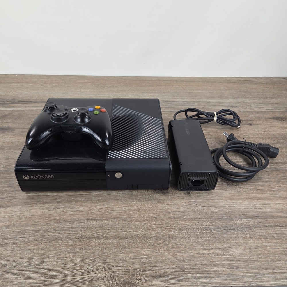 Microsoft Xbox 360 E 250GB Console w/ Controller & Cables TESTED WORKING